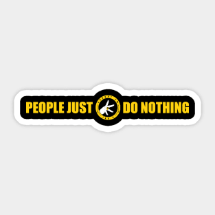 The Yellow of People Sticker